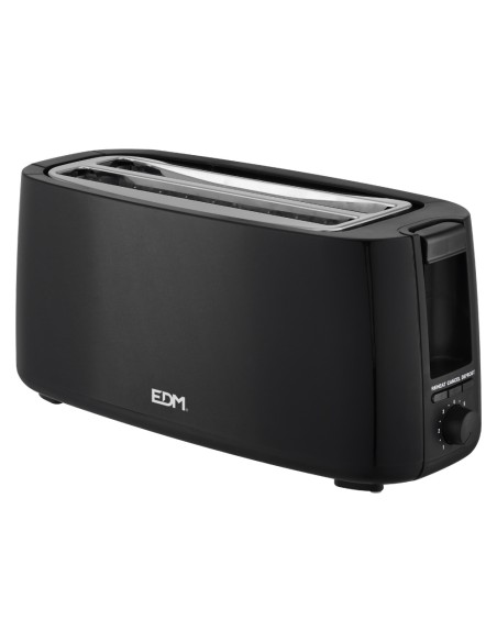 Tostadora doble ranura larga black design 1400 w