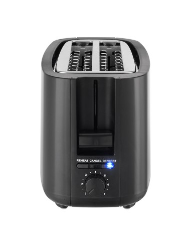 Tostadora doble ranura larga black design 1400 w