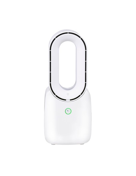 Ventilador de mesa sin aspas, recargable usb, 3 velocidades 12,4 x 9 x 30 cm