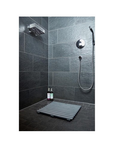 Tarima de baño in/outdoor 55x55cm gris 22947100...