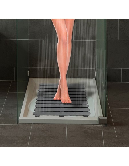 Tarima de baño in/outdoor 55x55cm gris 22947100 wenko