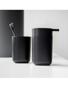 Dosificador de jabón davos negro mate 2