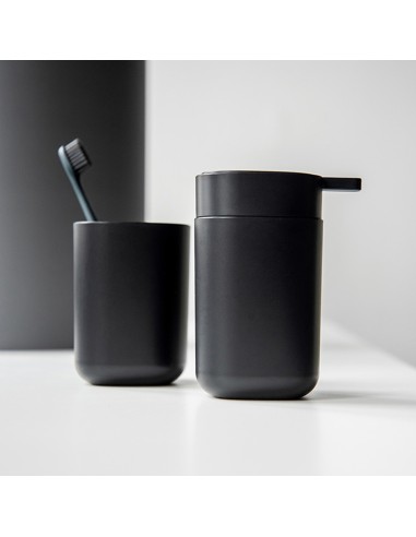 Dosificador de jabón davos negro mate