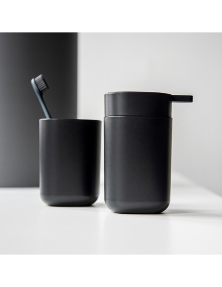 Dosificador de jabón davos negro mate