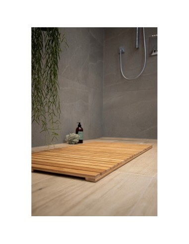 Tarima in/outdoor de bambú 50x50cm 24610100 wenko