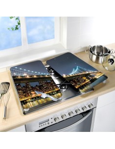 Placas cobertoras de vidrio universales brooklyn bridge 2 unid. 2521320100 wenko 2