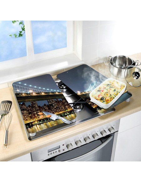Placas cobertoras de vidrio universales brooklyn bridge 2 unid. 2521320100 wenko