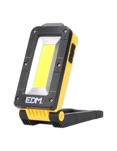 Linterna de trabajo led recargable con base basculante