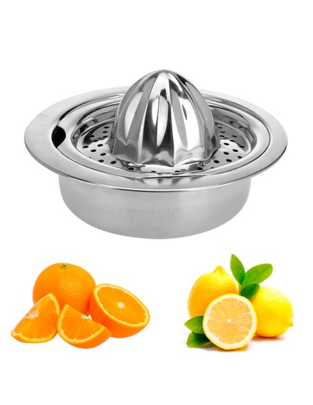 Exprimidor de citricos inoxidable 0,8l