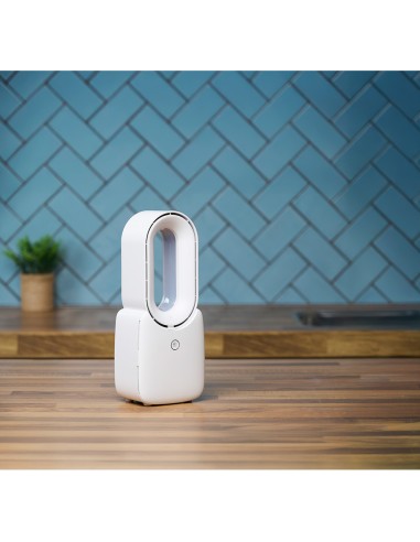 Ventilador de mesa sin aspas, recargable usb, 3...