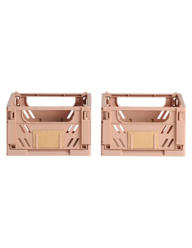 Caja almacenaje plegable arena 17 x 12,5 x 7 cm...