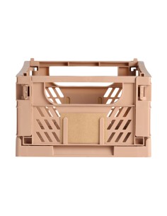 Caja almacenaje plegable arena 33 x 24,5 x 15 cm 2