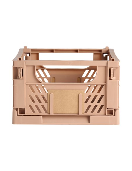 Caja almacenaje plegable arena 33 x 24,5 x 15 cm