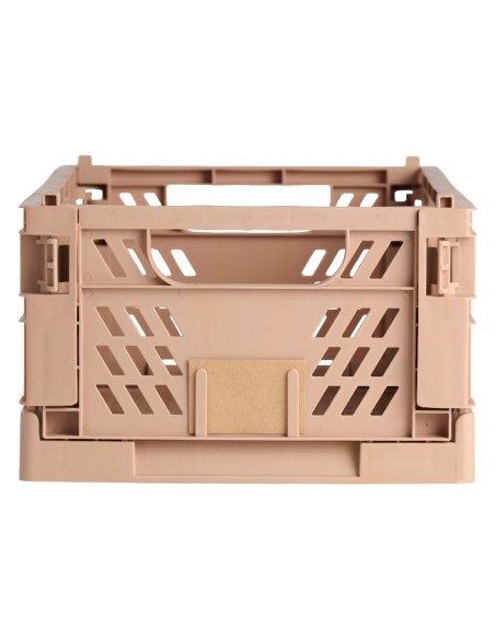 Caja almacenaje plegable arena 50 x 33 x 25 cm