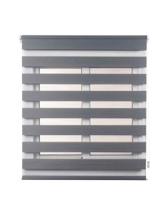 Estor enrollable clip&fix noche&dia plata 120x180cm cintacor - storplanet 2