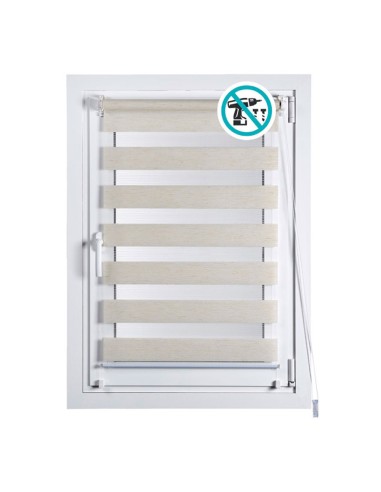 Estor enrollable clip&fix noche&dia lino 120x180cm cintacor - storplanet