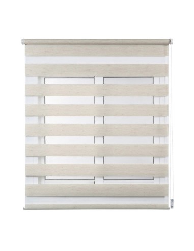 Estor enrollable clip&fix noche&dia lino...