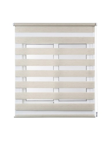 Estor enrollable clip&fix noche&dia lino...