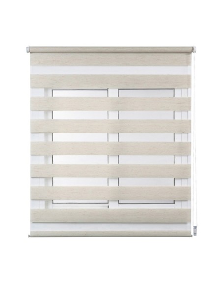 Estor enrollable clip&fix noche&dia lino 150x180cm cintacor - storplanet