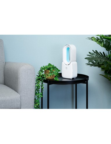 Ventilador de mesa sin aspas, recargable usb, 3...