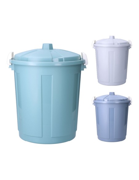 Cubo con tapadera hermética colores surtidos ø29 x 34cm 21l