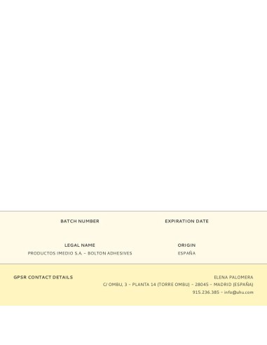 Barra adhesiva sin disolventes 8,2 g