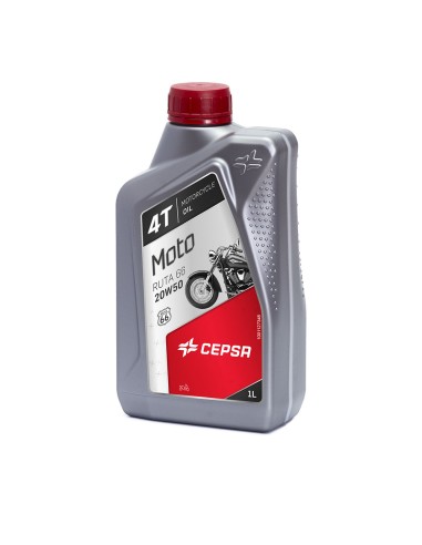 Aceite lubricante moto - motocultor 1l. 4t ruta 66 20w50 cepsa