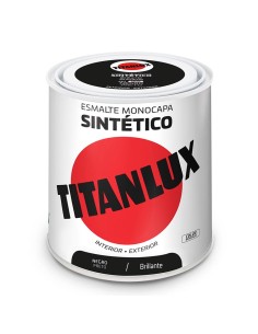 Esmalte sintético monocapa negro brillante 250ml titanlux 5808993