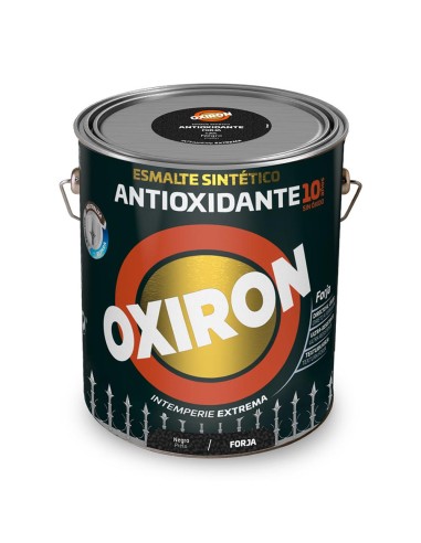 Esmalte sintético metálico antioxidante oxiron negro forja 4l titan 5809028