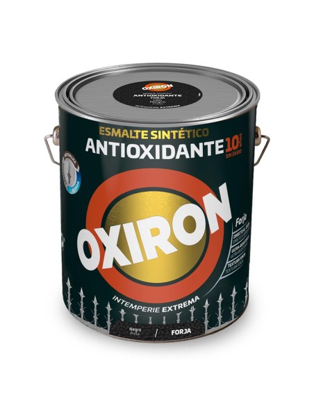 Esmalte sintético metálico antioxidante oxiron negro forja 4l titan 5809028