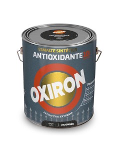 Esmalte sintético metálico antioxidante oxiron negro pavonado 750ml titan 5809047