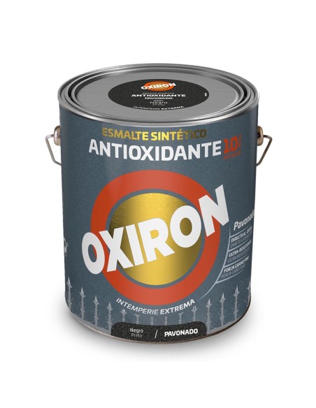 Esmalte sintético metálico antioxidante oxiron negro pavonado 750ml titan 5809047