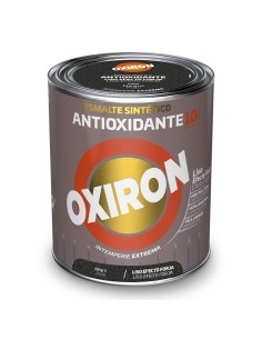 Esmalte sintético metálico antioxidante oxiron negro liso efecto forja 750ml titan 5809097