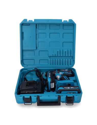 Kit maletin taladro atornillador 20 v brushless
