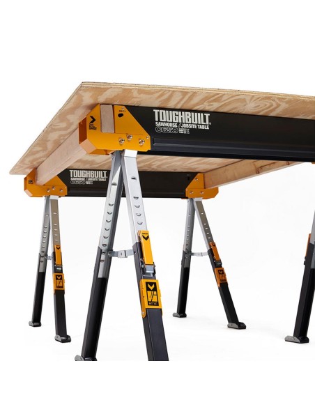 Pack 2 unid. c650 caballete mesa de trabajo tb-c650-2 toughbuilt