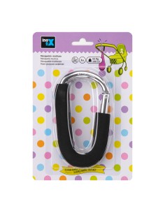 Mosquetón para cochecito bebé negro 5503-3 inofix 2