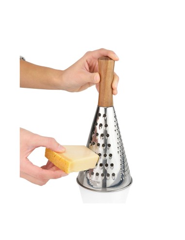 Rallador inox/acacia ø10,5x24cm cc68027 andrea...