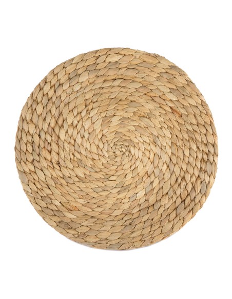 Mantel individual jacinto agua ø37 x 1 cm