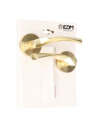 Juego roseta 707 latón satinado ø 50 x 125 mm