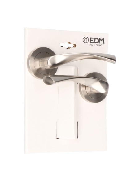 Juego roseta 707 níquel satinado ø 50 x 125 mm