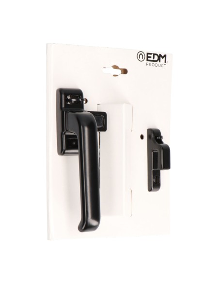 Cierre presión 6801 izquierda aluminio negro