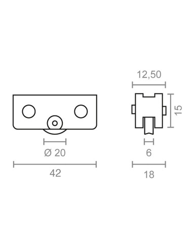 Rodamiento cll/104 rd18 zincado