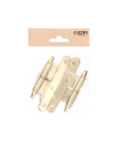 Pernio con remate pn03 izquierda 100x58mm latón satinado 2