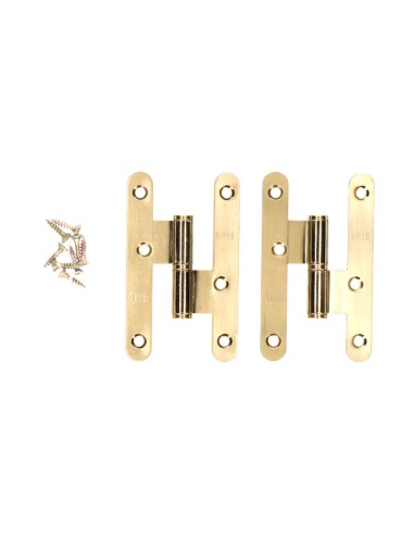 Pernio sin remate pn04 derecha 100x58mm latón satinado