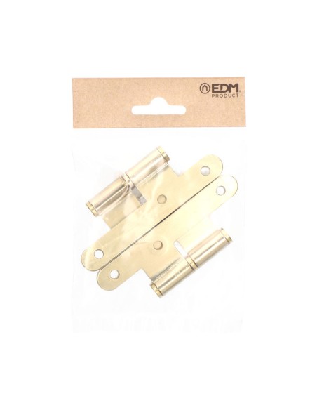 Pernio sin remate pn04 derecha 100x58mm latón satinado