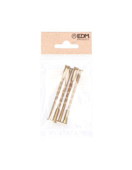 Tornillo pasante multicorte trn02 m4x75mm latonado