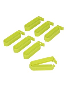 Juego de 7 pinzas cierrabolsas pequeñas 6cm colores / modelos surtidos