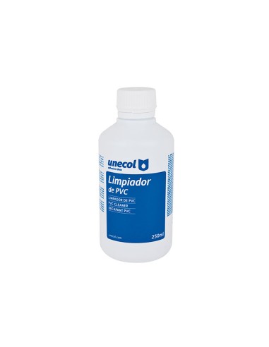 Limpiador pvc, botella plástico 250 ml
