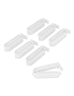 Juego de 7 pinzas cierrabolsas pequeñas 6cm colores / modelos surtidos 2
