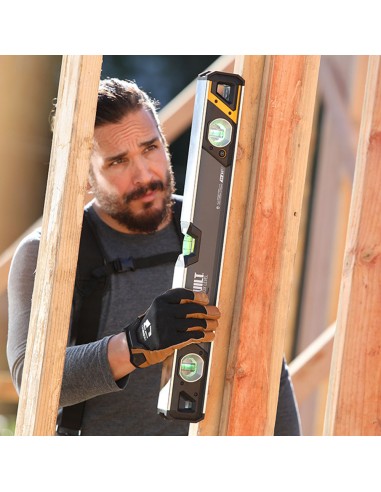 Nivel magnético tubular burbuja iluminada de...